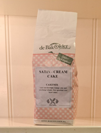 Satin - Cream cakemix - 500 gram - Bakzolder - Pakketpost!
