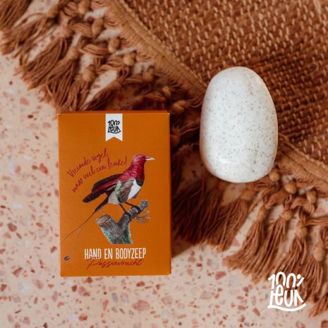 Hand en bodyzeep - Vreemde vogel maar wel een leuke - Pakketpost!