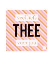 Veel liefs thee voor jou - Groene thee - Pakketpost!