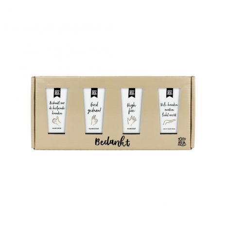 Cadeauset - Shea butter - 4 x 50 ml - Bedankt!