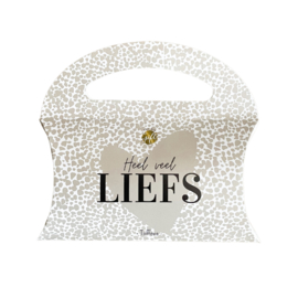 Toffees in cadeauverpakking - Heel veel liefs