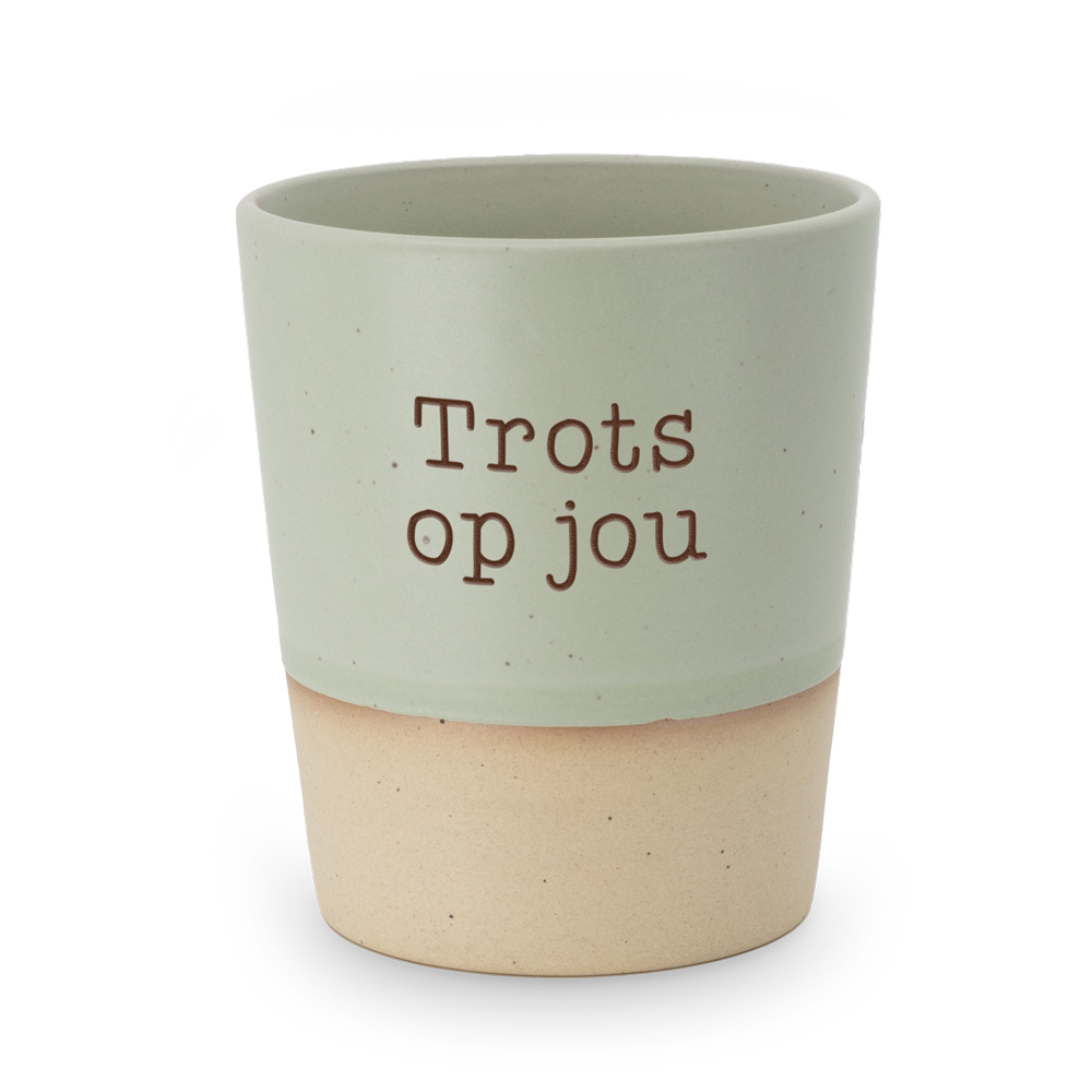 Mok - Groen - Trots op jou - Pakketpost!