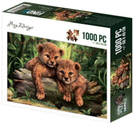 Puzzel wilde dieren 1000 stukjes - PAKKETPOST!
