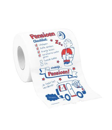 Toiletpapier - Pensioen - Pakketpost!