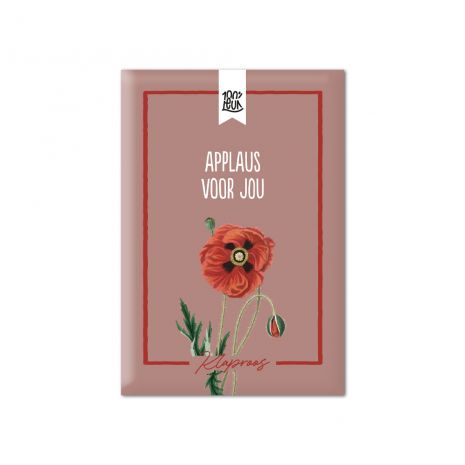 Bloemenzaadjes - Applaus voor jou - Klaproos