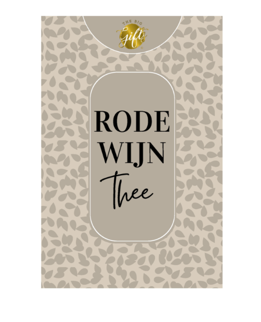 Thee - Rode wijn - Losse thee