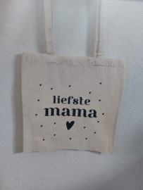 Linnen tas Mama Creme - By Mar