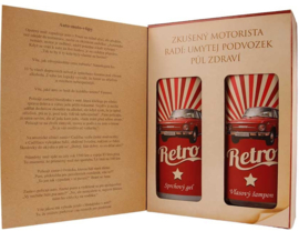 Retro boek - Showergel + Shampoo - 2 x 250 ml Pakketpost!