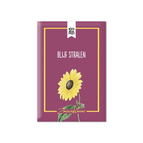 Bloemenzaadjes - Blijf stralen - Zonnebloem