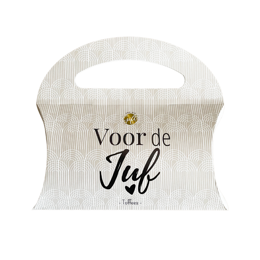 Toffees in cadeauverpakking - Voor de juf