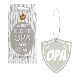 Autogeurhanger - Leukste opa - Pakketpost!