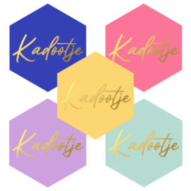 Stickers - Kadootje - 50x44mm - 10 stuks