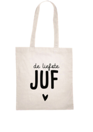 Tas - Zand - De liefste juf