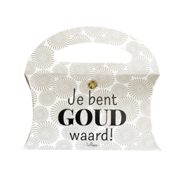 Toffees in cadeauverpakking - Je bent goud waard!