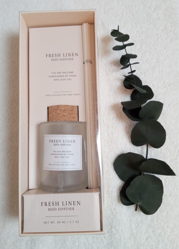Geurstokjes - Fresh linen - 80 ml - Pakketpost!