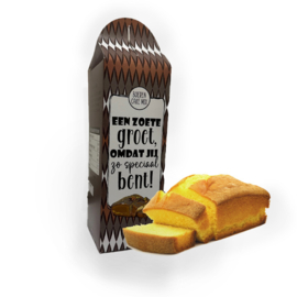 Boeren cakemix - Een zoete groet omdat jij zo speciaal bent - 350 gram - Pakketpost!