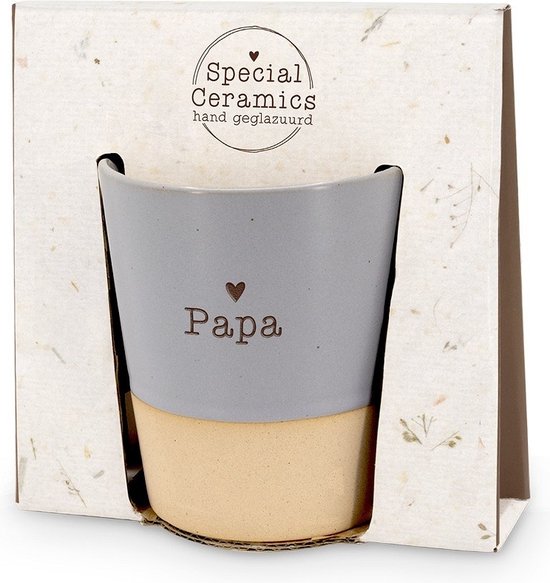 Mok - Blauw - Papa - Pakketpost!