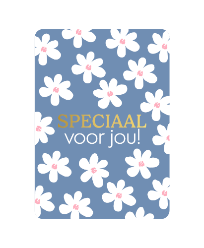 Luxe wenskaart - A6 - Speciaal voor jou! - Enkele kaart