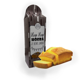 Boeren cakemix - Hiep hiep hoera jij bent jarig - 350 gram - Pakketpost!
