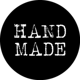 Handmade 35mm zwart/wit - 10 stuks - Kado etiket