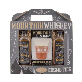 Giftset Whiskey - Showergel + Zeep + Shampoo - Pakketpost!