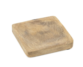 Houten Schaaltje  - Vierkant - Medium -12x12cm - Pakketpost!