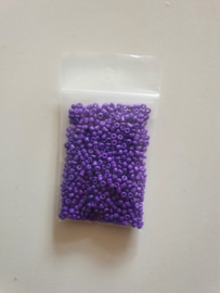 3. Rocailles 2mm Tillandsia Purple - +/- 400 stuks