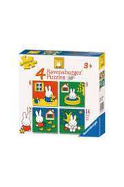 Ravensburger - 4 Nijntje puzzels - 071142 - Pakketpost!