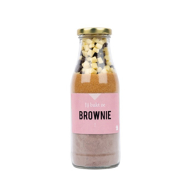 Browniemix - Jij bakt ze brownie! - 300 gram - Pakketpost!