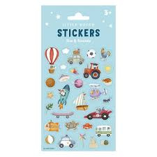 Little dutch - 10 Vel Stickers - Jim en Fr.