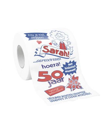 Toiletpapier - Sarah - Pakketpost!