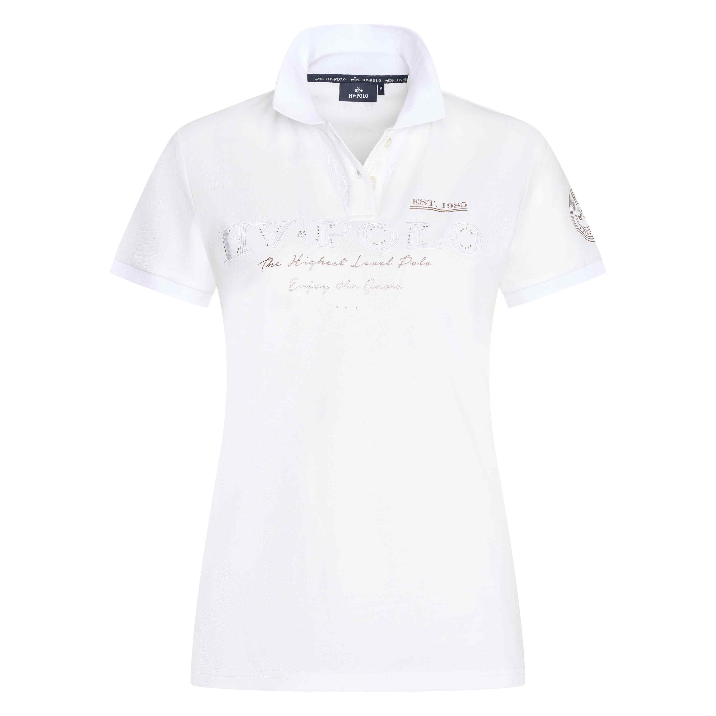 Polo shirt HVPGwen- Optical White