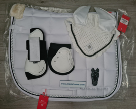 Luxe voordeel set Elegant wit beschermers full!