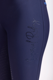 Riding tights IRHShiny Sparks FullGrip- Navy