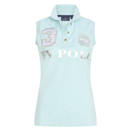 Polo shirt mouwloos Favouritas-Tiffany melange