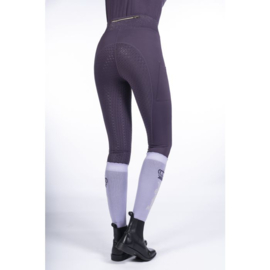 Rijleggings -Lavender Bay- Silicoonzit- Paars