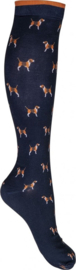 Beagle sokken-donkerblauw