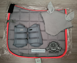 Luxe voordeel set Ride and Shine grijs beschermer voorbeen cob!