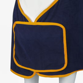 KNHS SHOWDEKEN FLEECE, MET BORSTFLAP- Blauw