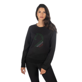 Shirt -Amalfi Horse Head- Zwart