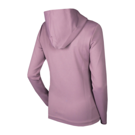 EQUESTRIAN PRO EMBOSSED HOODIE POLYGIENE- Grape