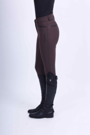 Riding breeches IRHEl Capone high waist winterwarm FullGrip- Cappuccino