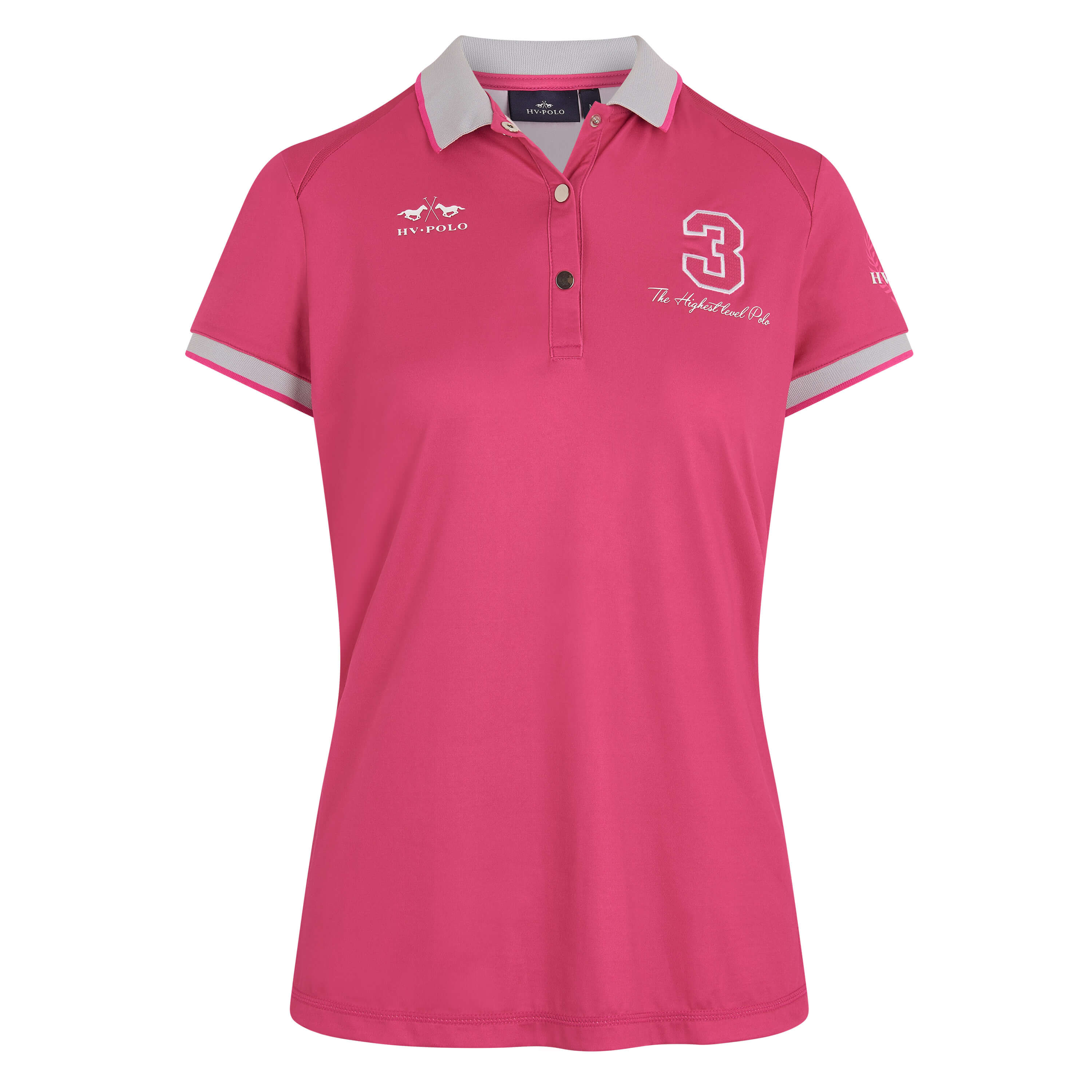 Poloshirt Favouritas Tech- Neon Fushia