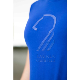 T-shirt -Amalfi Horse Head-Kobalt