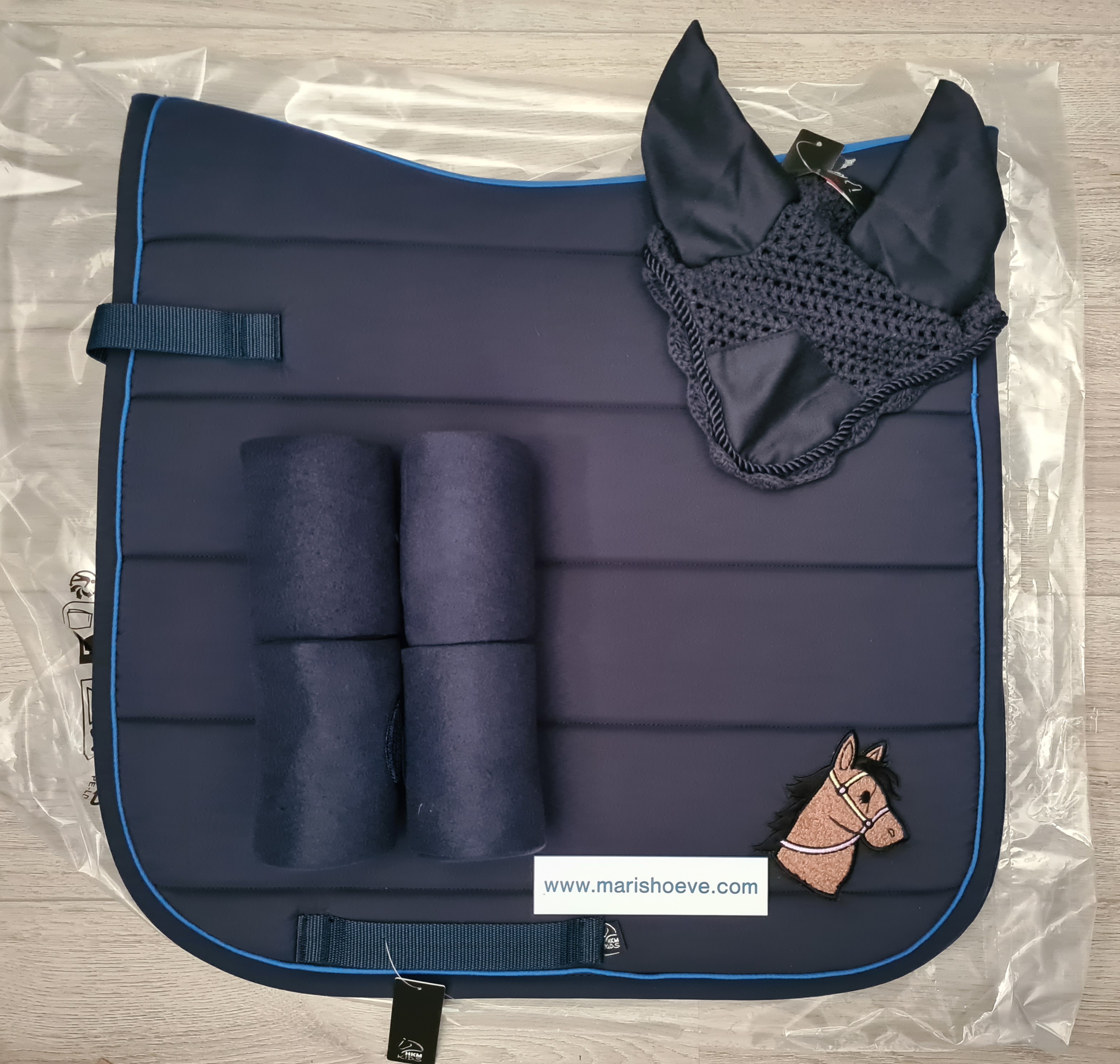 Luxe voordeel set mia blauw pony bandage!