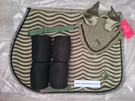 Luxe Voordeel Set Rebel Olive pony bandage!
