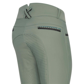 Riding breeches IRHEl Capone high waist winterwarm FullGrip- Dark Sage