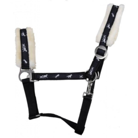 Nylonhalster -St. Maxime- met zachte bekleding-Zwart