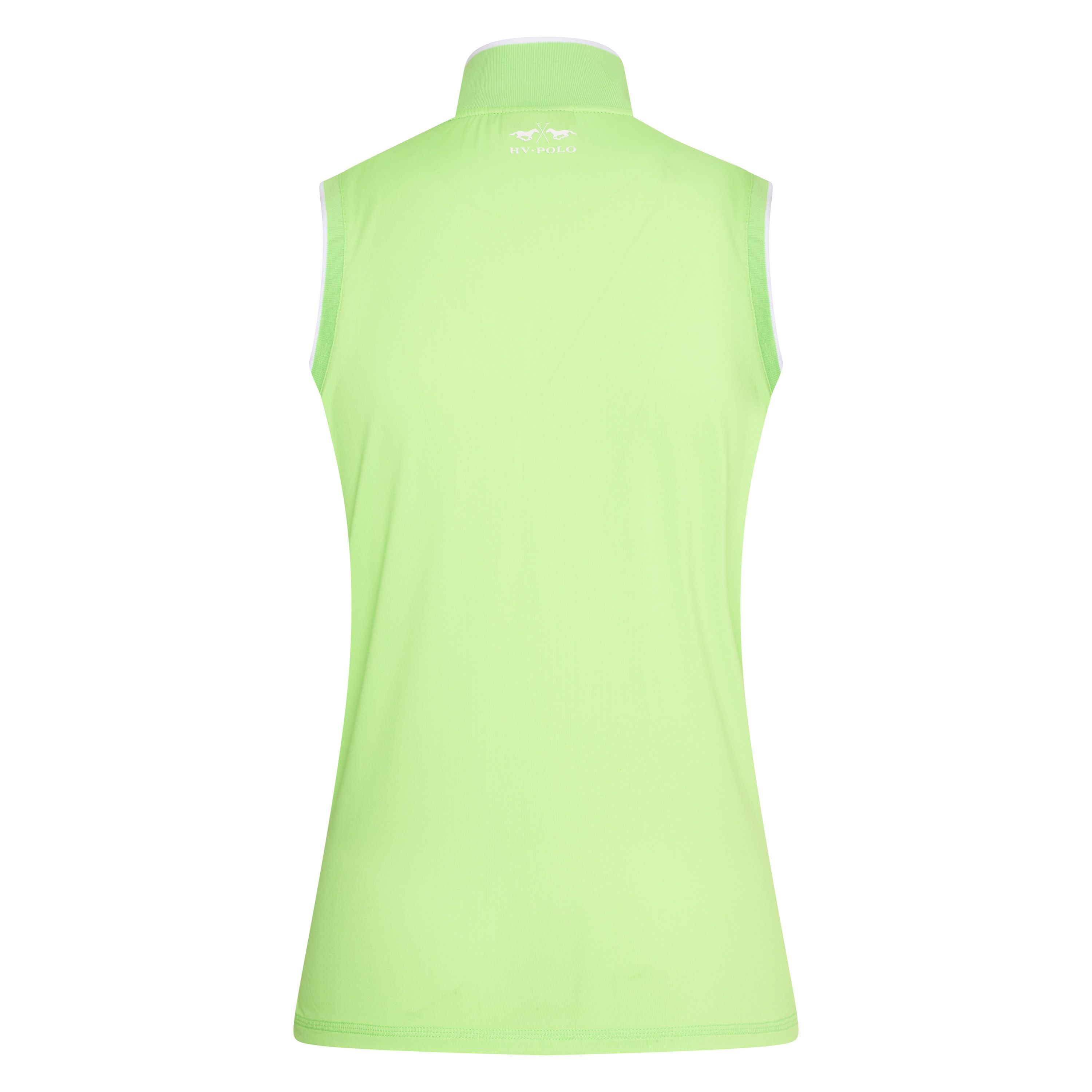 Poloshirt mouwloos Favouritas Tech- Lime green