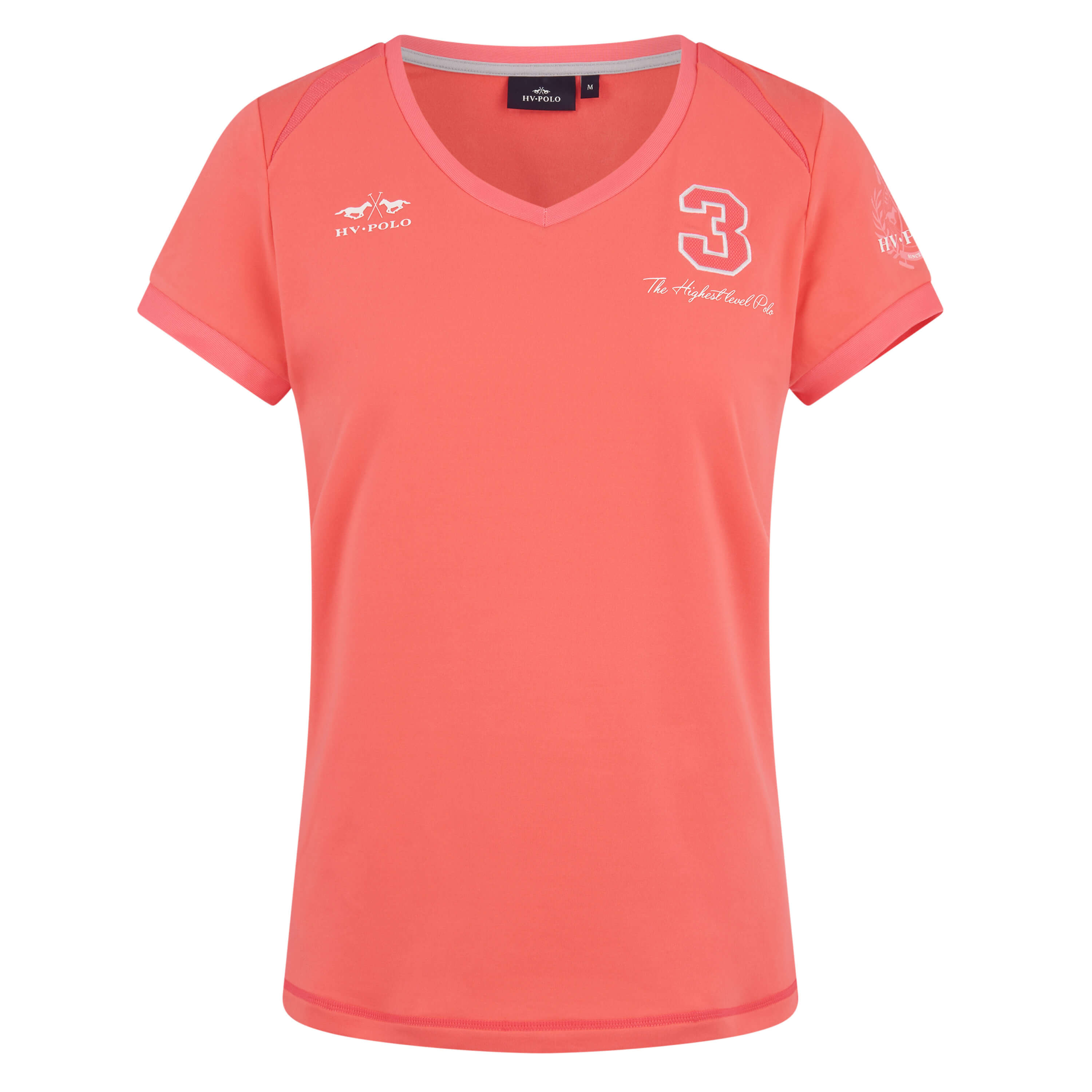 T-shirt Favouritas Tech- Bright Coral
